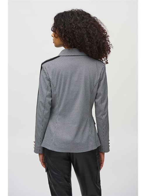 Blazer aderente in jacquard con motivo pied de poule JOSEPH RIBKOFF | 244938110110